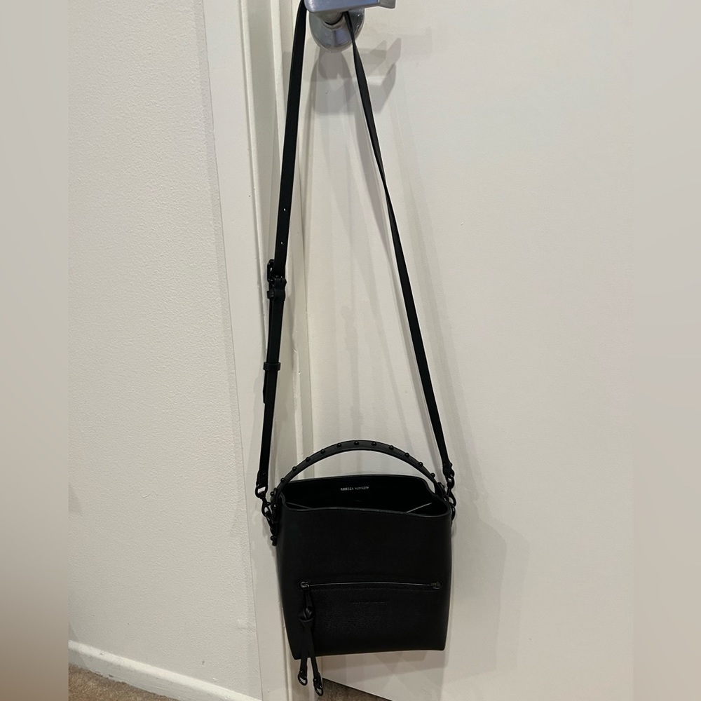 Rebecca Minkoff bucket bag with studded handle